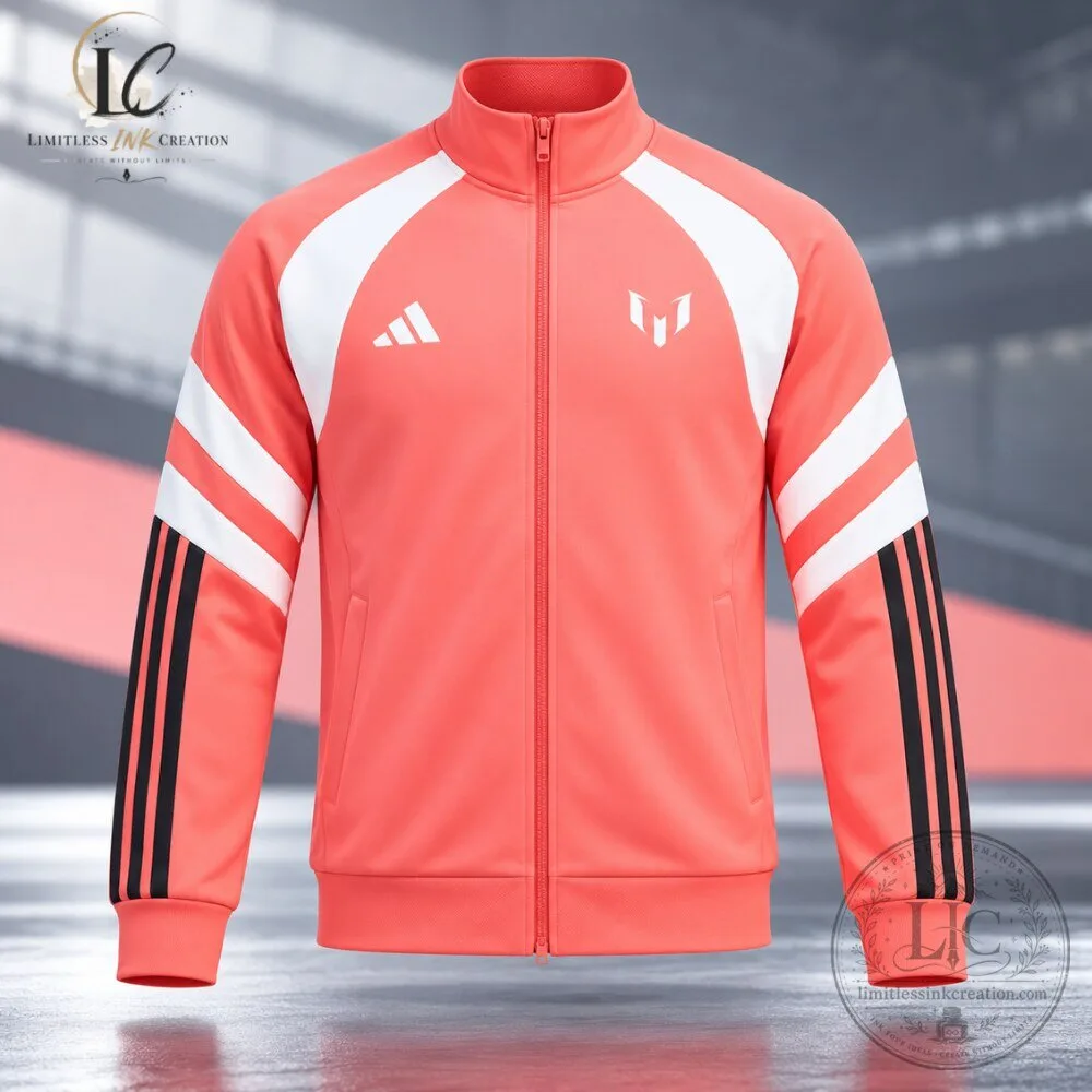 Adidas Messi House of Tiro Track Jacket Semi Lucid Red 4 Adidas Messi House of Tiro Track Jacket Semi Lucid Red