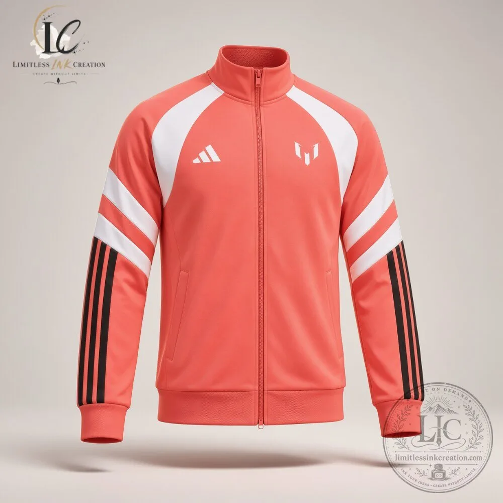 Adidas Messi House of Tiro Track Jacket Semi Lucid Red 7 Adidas Messi House of Tiro Track Jacket Semi Lucid Red