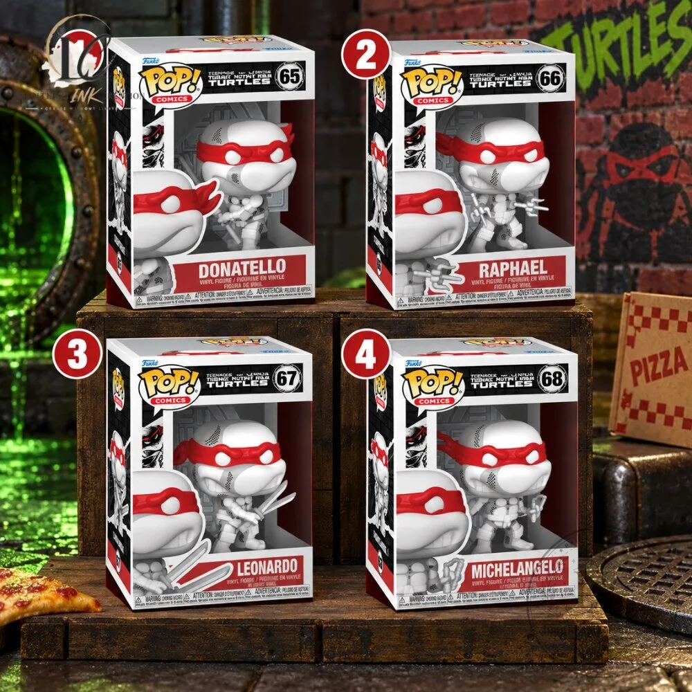 Thrilljoy PIX Teenage Mutant Ninja Turtles Funko Pop Figures 5 Thrilljoy PIX Teenage Mutant Ninja Turtles Funko Pop Figures