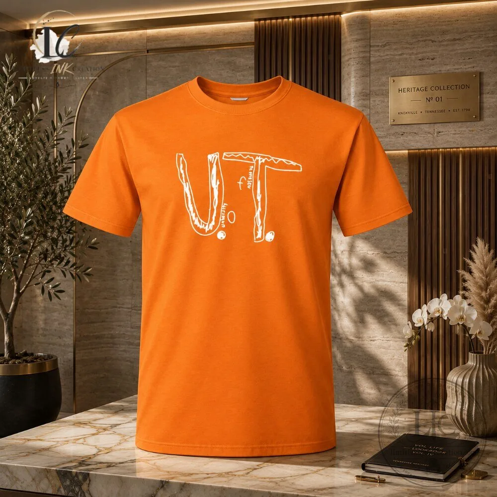 Tennessee Volunteers U T Orange T Shirt 5 Tennessee Volunteers U T Orange T Shirt