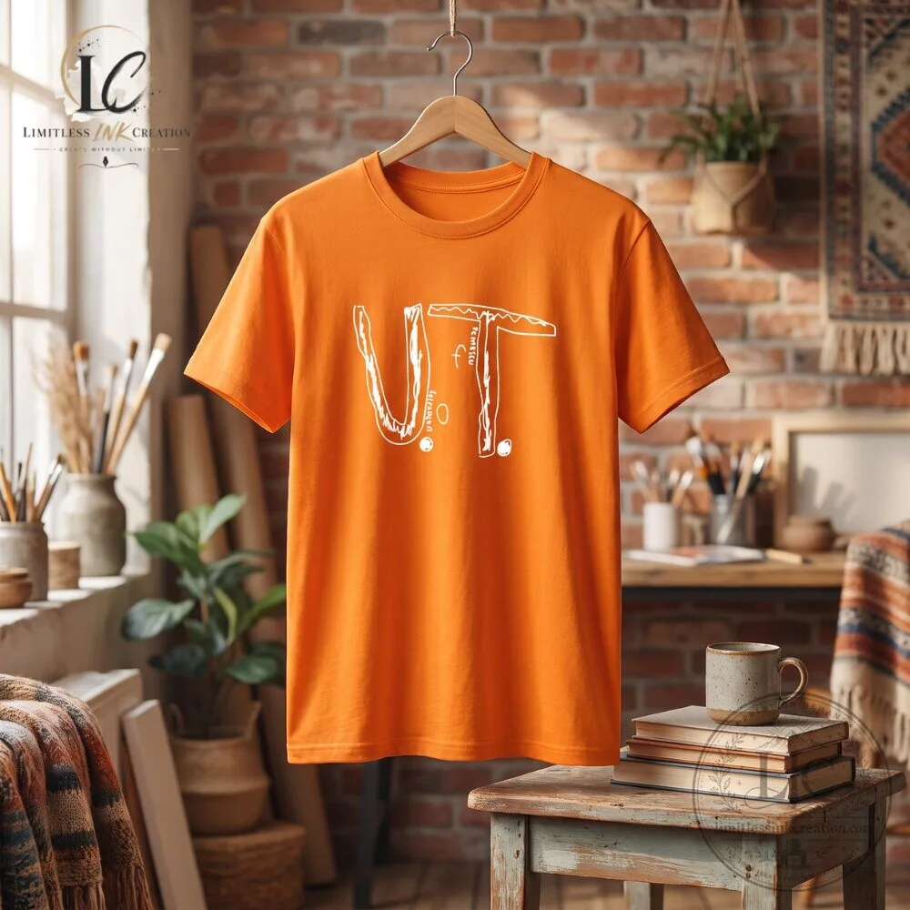 Tennessee Volunteers U T Orange T Shirt 9 Tennessee Volunteers U T Orange T Shirt