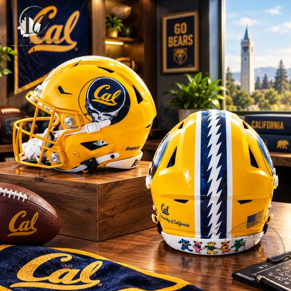 Cal Bears x Grateful Dead Mini Football Helmet 2026