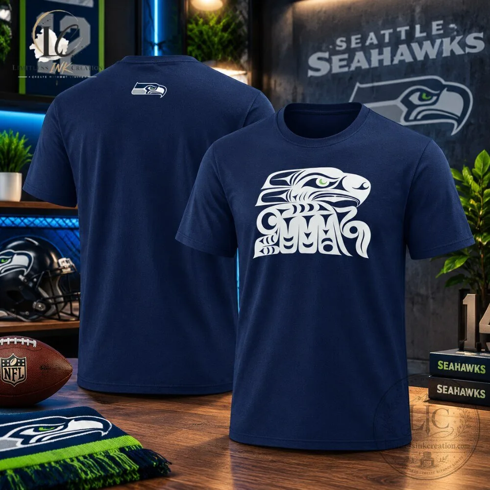Seattle Seahawks Muckleshoot Tribe College T Shirt 4 Seattle Seahawks Muckleshoot Tribe College T Shirt