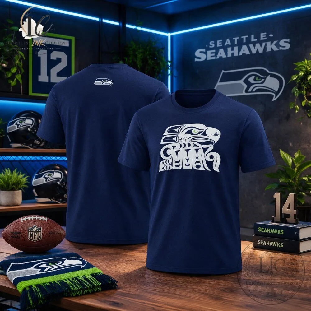 Seattle Seahawks Muckleshoot Tribe College T Shirt 5 Seattle Seahawks Muckleshoot Tribe College T Shirt