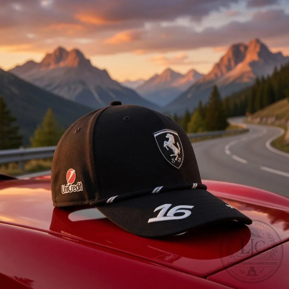 Puma Scuderia Ferrari 2026 Charles Leclerc Special Edition Cap 9 Puma Scuderia Ferrari 2026 Charles Leclerc Singapore GP Special Edition Cap