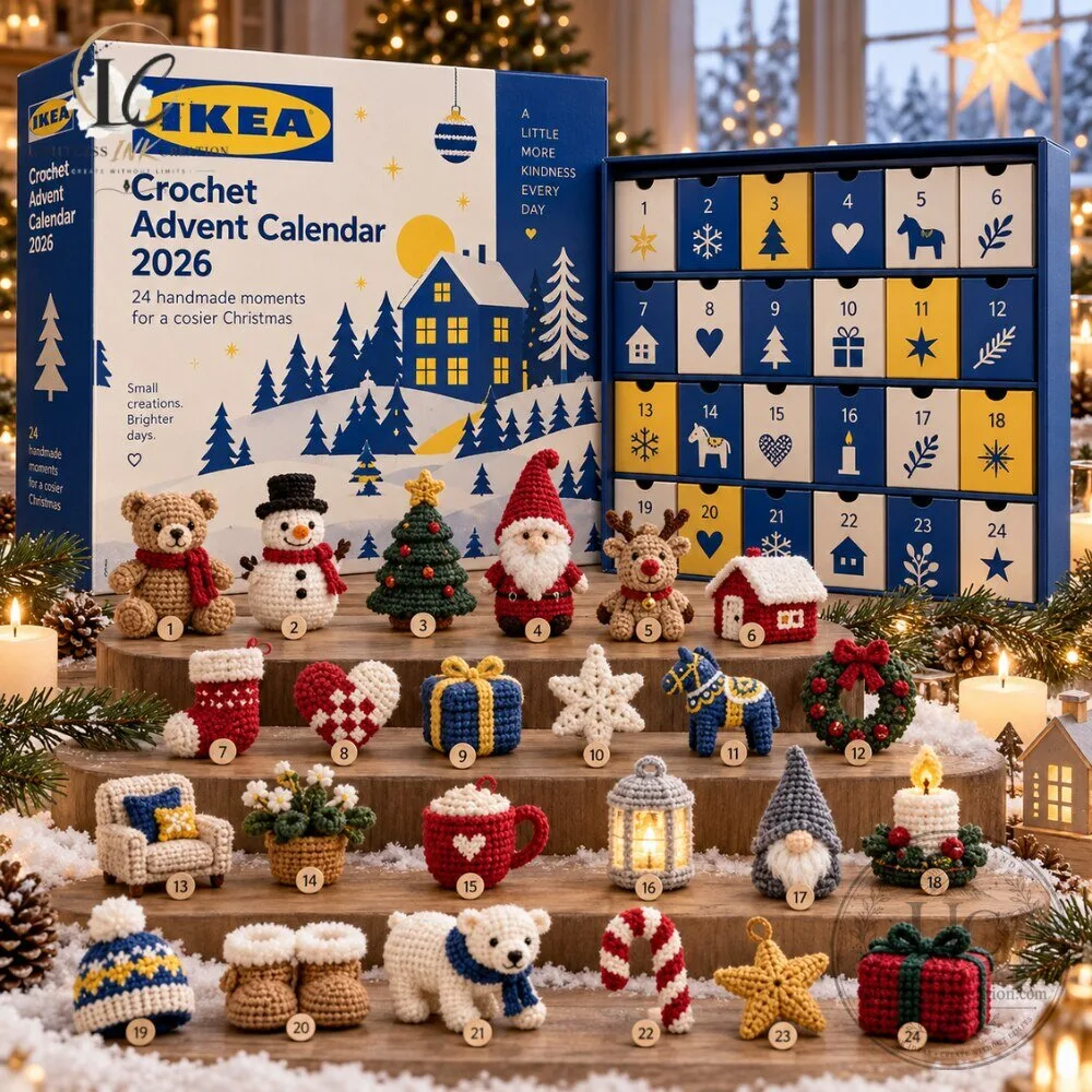 IKEA 2026 Crochet Advent Calendar Festive Christmas Surprises 5 IKEA 2026 Crochet Advent Calendar Festive Christmas Surprises