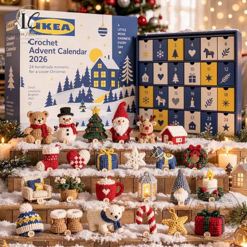IKEA 2026 Crochet Advent Calendar Festive Christmas Surprises 6 IKEA 2026 Crochet Advent Calendar Festive Christmas Surprises