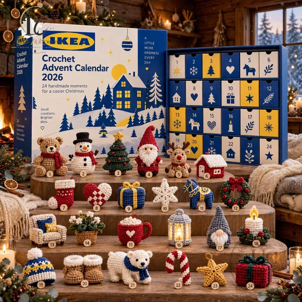 IKEA 2026 Crochet Advent Calendar Festive Christmas Surprises 7 IKEA 2026 Crochet Advent Calendar Festive Christmas Surprises