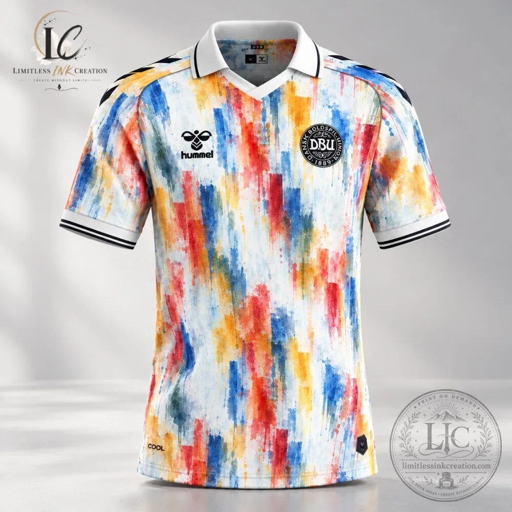 Hummel Denmark DBU Special Edition Watercolor Concept Jersey 2026 5 Hummel Denmark DBU Special Edition Watercolor Concept Jersey 2026