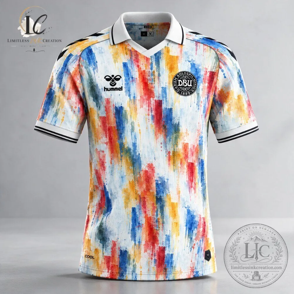 Hummel Denmark DBU Special Edition Watercolor Concept Jersey 2026 6 Hummel Denmark DBU Special Edition Watercolor Concept Jersey 2026