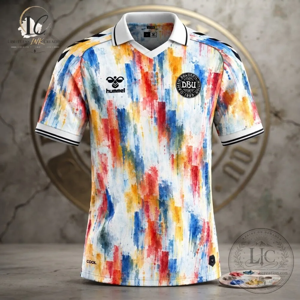 Hummel Denmark DBU Special Edition Watercolor Concept Jersey 2026 7 Hummel Denmark DBU Special Edition Watercolor Concept Jersey 2026