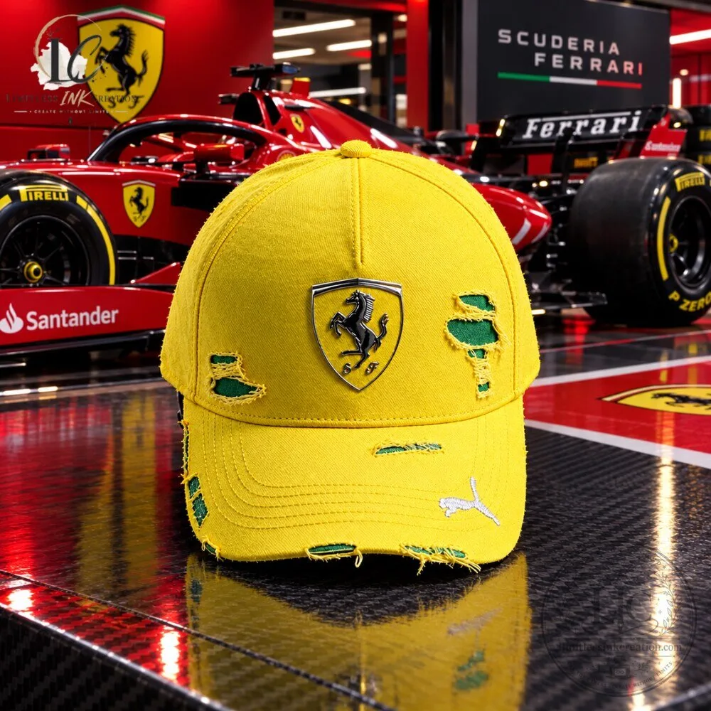 Lewis Hamilton Ferrari Brazil GP Special Edition Cap by Puma 5 Lewis Hamilton Ferrari Brazil GP Special Edition Cap by Puma