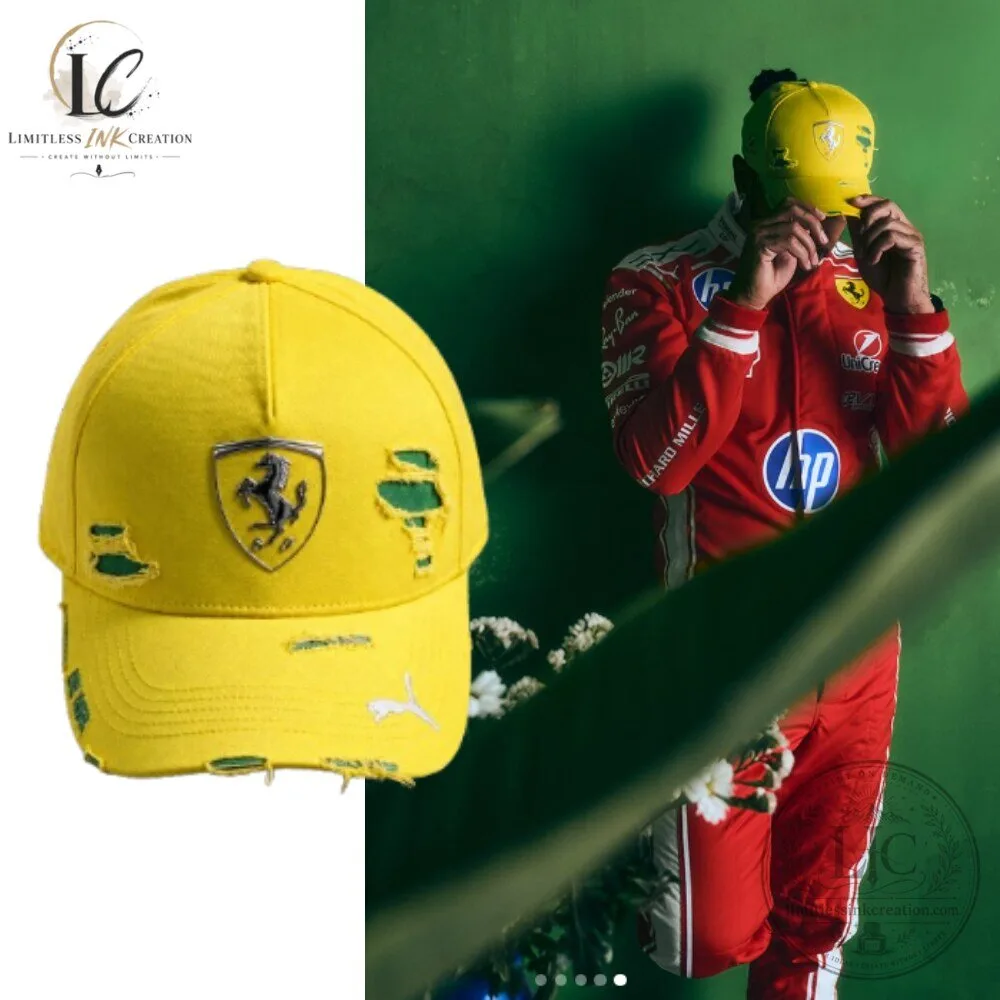 Lewis Hamilton Ferrari Brazil GP Special Edition Cap by Puma 6 Lewis Hamilton Ferrari Brazil GP Special Edition Cap by Puma