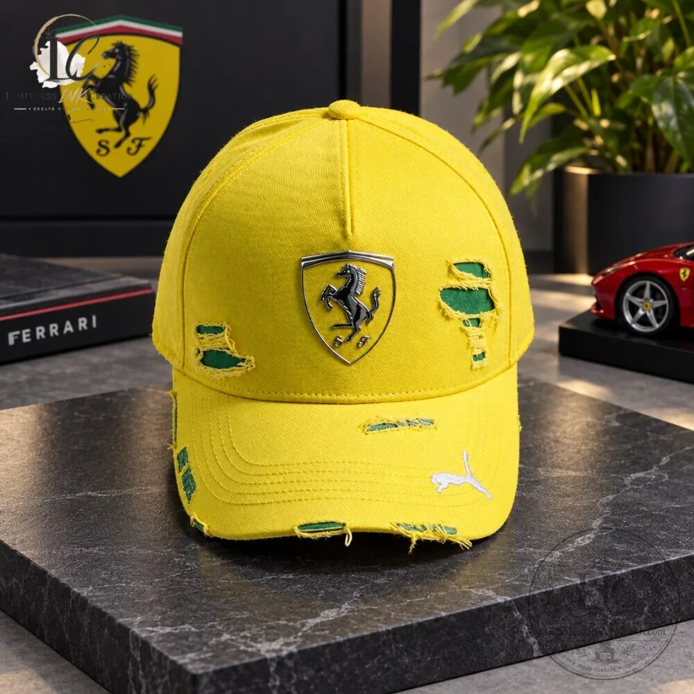 Lewis Hamilton Ferrari Brazil GP Special Edition Cap by Puma 7 Lewis Hamilton Ferrari Brazil GP Special Edition Cap by Puma