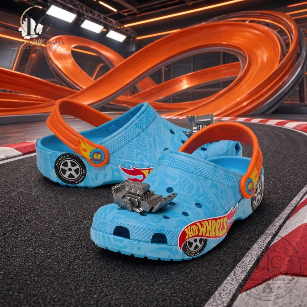 Hot Wheels x Crocs Classic Clogs 2026 Release 5 Hot Wheels x Crocs Classic Clogs 2026 Release