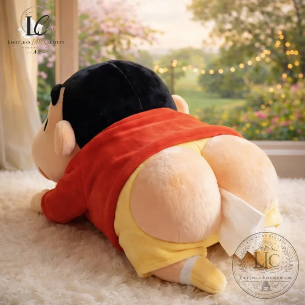 Plush Crayon Shin Chan Tissue Holder Anime Car & Desktop Dispenser 6 Plush Crayon Shin Chan Tissue Holder Anime Car & Desktop Dispenser