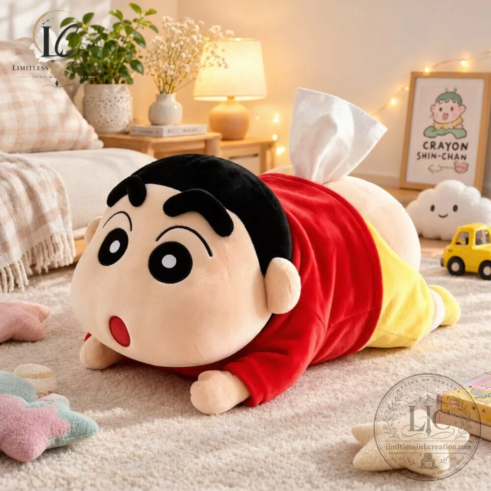 Plush Crayon Shin Chan Tissue Holder Anime Car & Desktop Dispenser 9 Plush Crayon Shin Chan Tissue Holder Anime Car & Desktop Dispenser