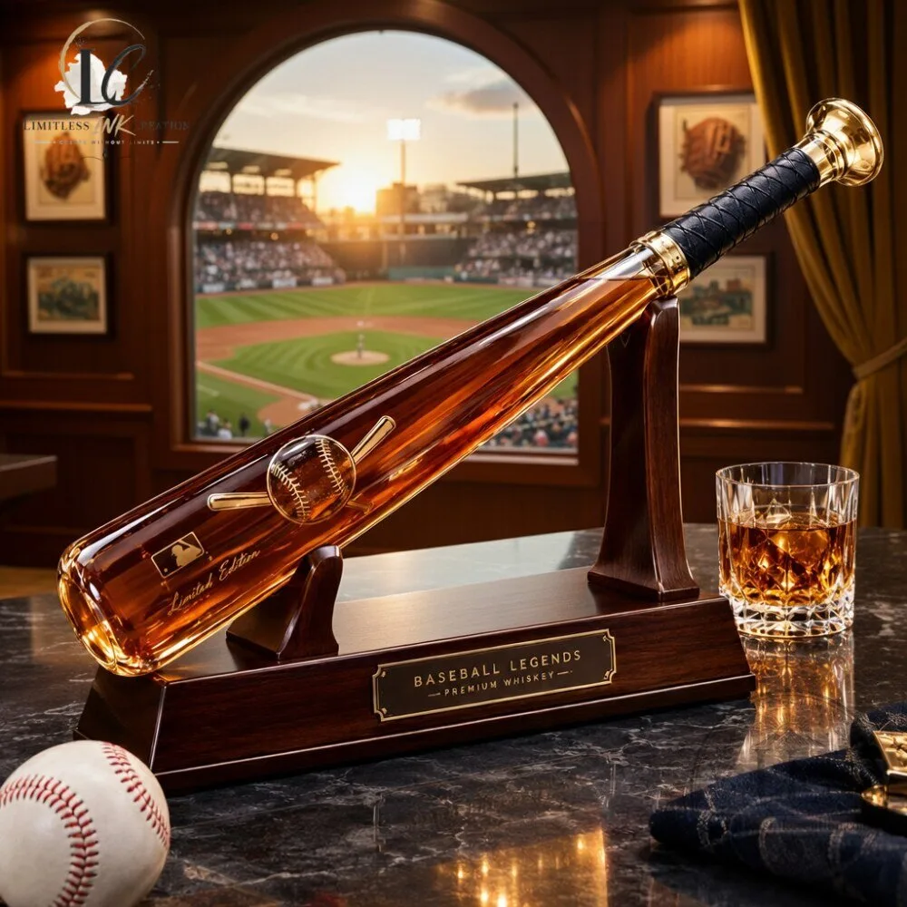Baseball Legends Premium Whiskey Decanter 9 Baseball Legends Premium Whiskey Decanter