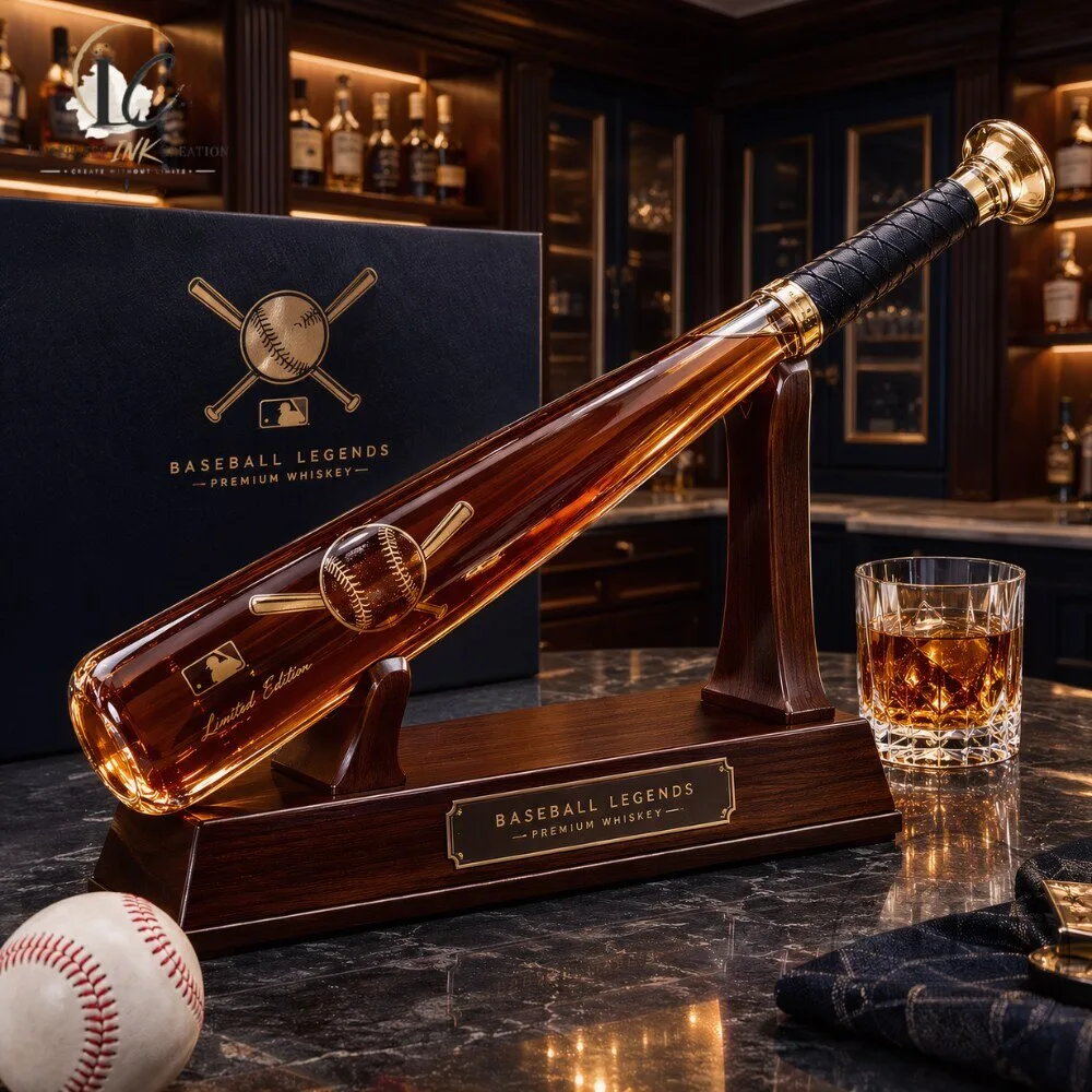 Baseball Legends Premium Whiskey Decanter 10 Baseball Legends Premium Whiskey Decanter