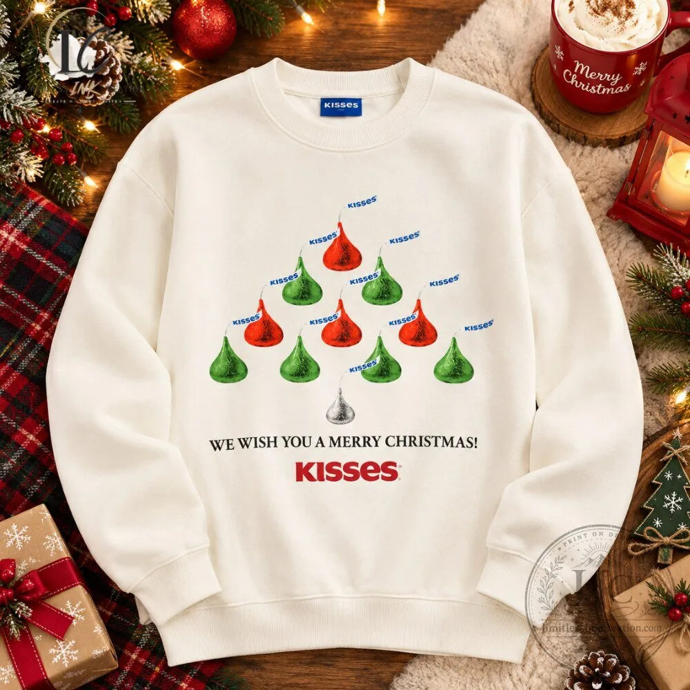 Hershey s Kisses Christmas Tree Sweatshirt Best Holiday 2026 4 Hershey s Kisses Christmas Tree Sweatshirt Best Holiday 2026